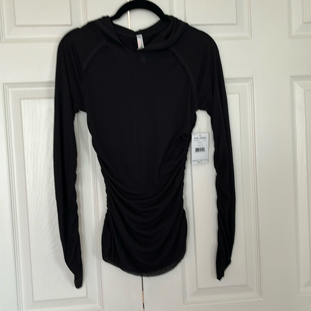 Free People Movement Ruched Hoodie NWT